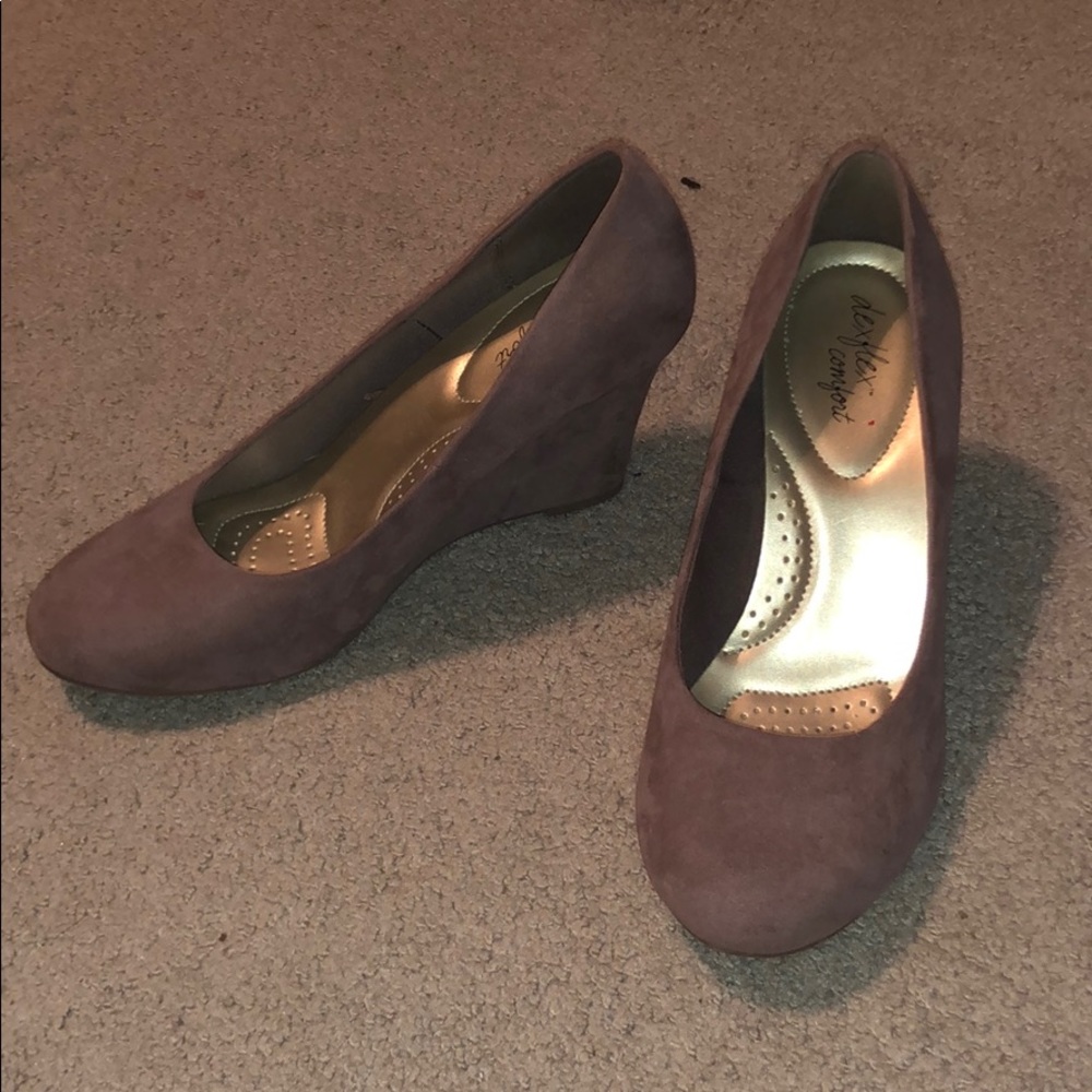 dexflex comfort wedge heels